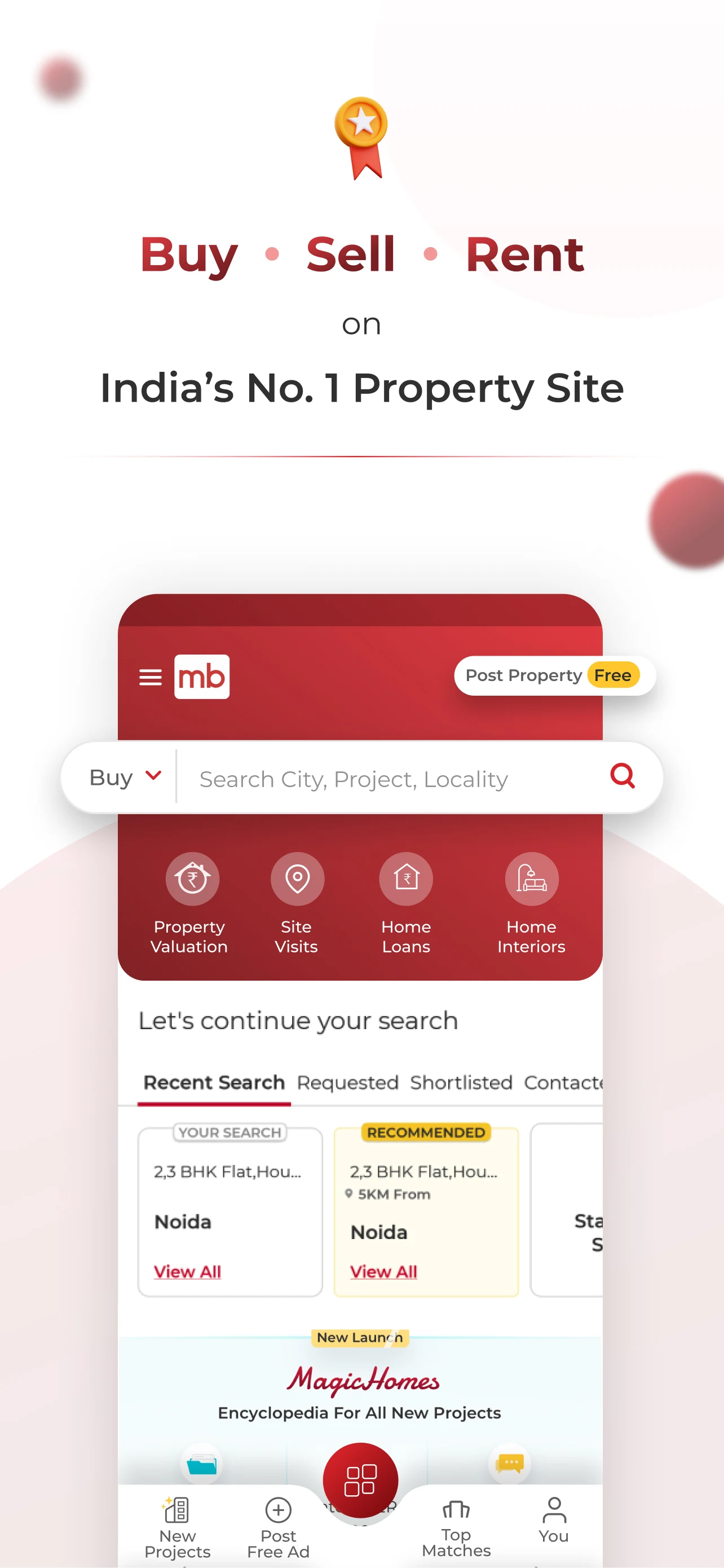 Magicbricks Buy, Rent Property screenshot